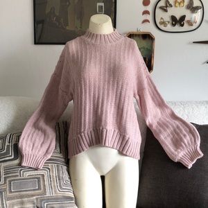 american eagle mauve sweater